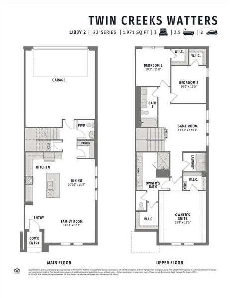 Flooded with natural light and designed for entertaining, our new, end unit Libby 2 plan is a winner!