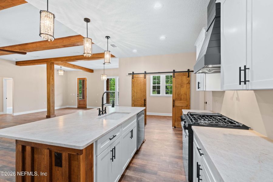 Furnished interior view inside a new home in , Glen St. Mary (Image 5).
