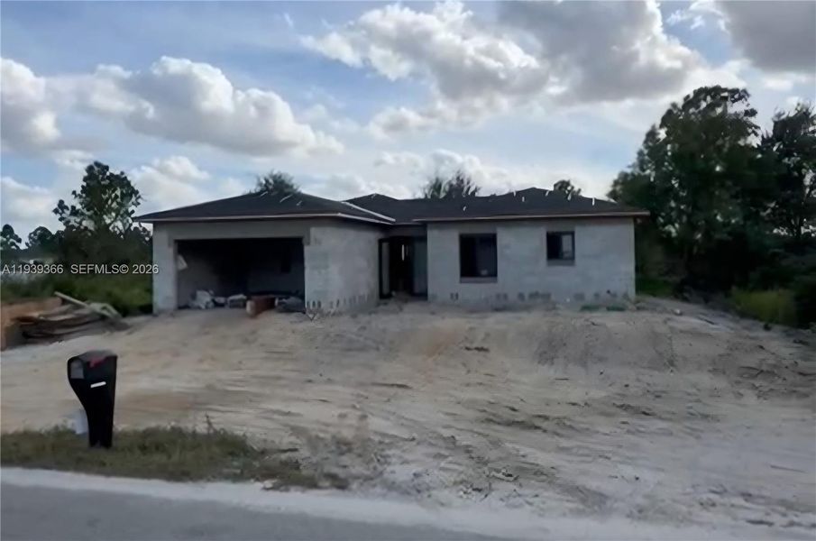 In-progress construction of a new home in , Lehigh Acres, FL (Image 7).