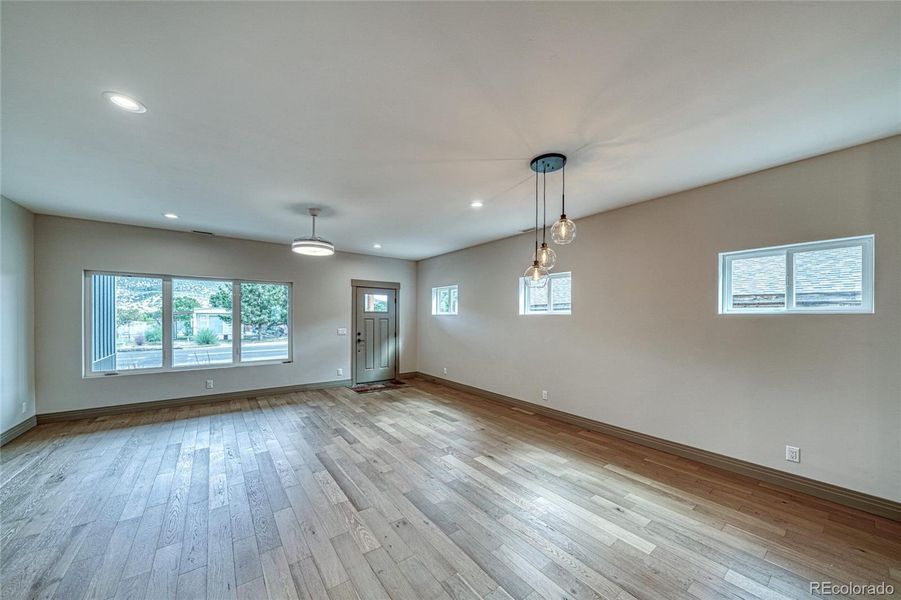 Large, bright and spacious living areas.