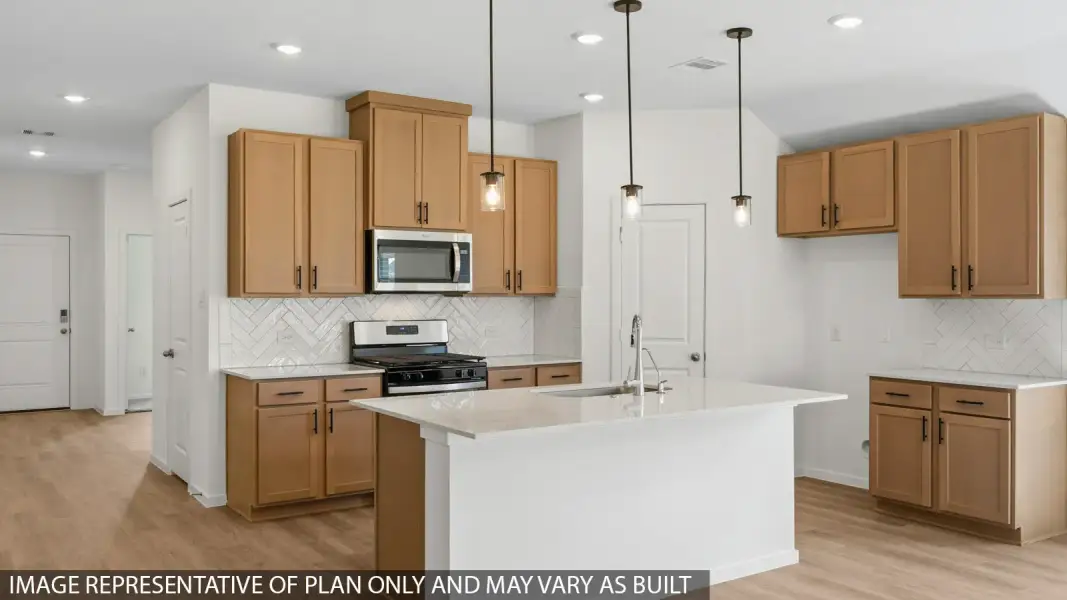 Furnished interior view inside a new home in Rushing Waters, Katy (Image 7).