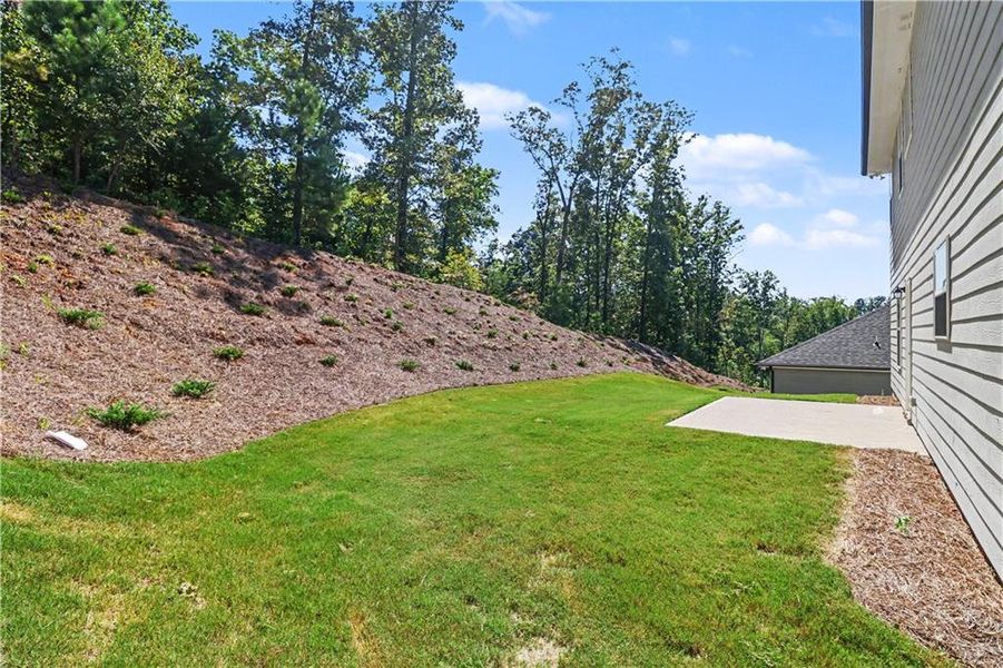 Exterior details and patio area of a home in Thunder Ridge, Dawsonville (Image 4).