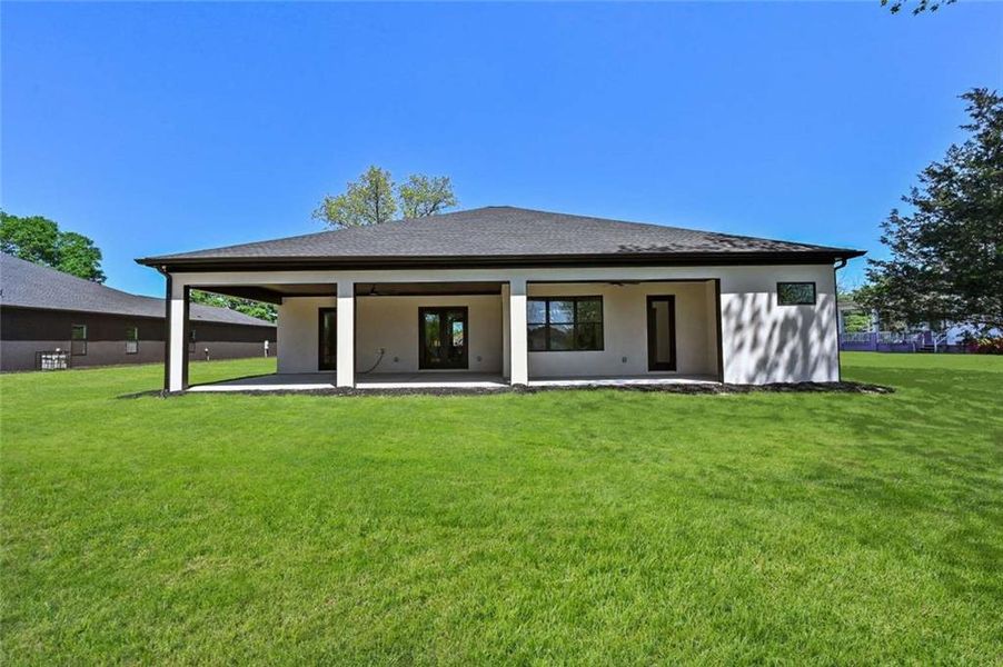 Exterior details and patio area of a home in , Lithonia (Image 27). Exterior details and patio area of a home in , Lithonia (Image 27).