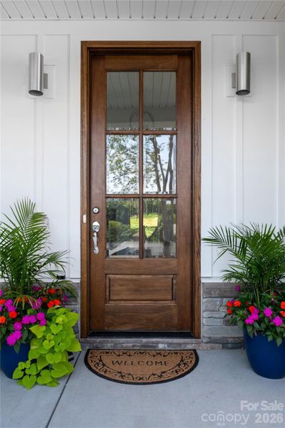 Exterior details and patio area of a home in , Sherrills Ford (Image 23).