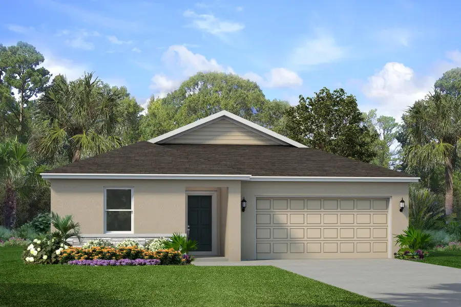 Representative exterior photo of a completed home built from the Journey by Park Square Residential in Leela Reserve, Tavares, FL (Image 9). Representative exterior photo of a completed home built from the Journey by Park Square Residential in Leela Reserve, Tavares, FL (Image 9).