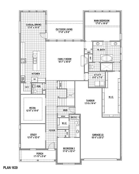 Plan 1639 1st Floor