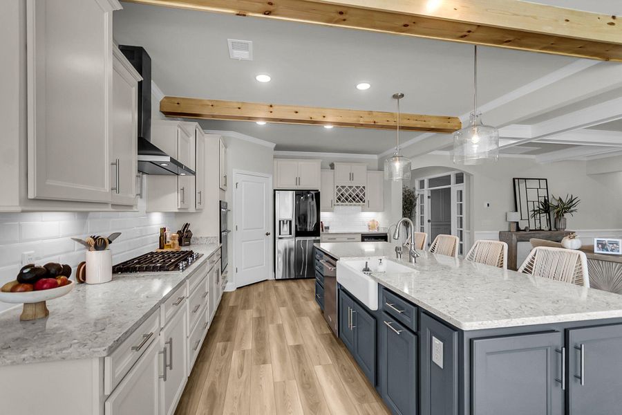 Furnished interior view inside a new home in Sea Island Preserve, Johns Island (Image 26).