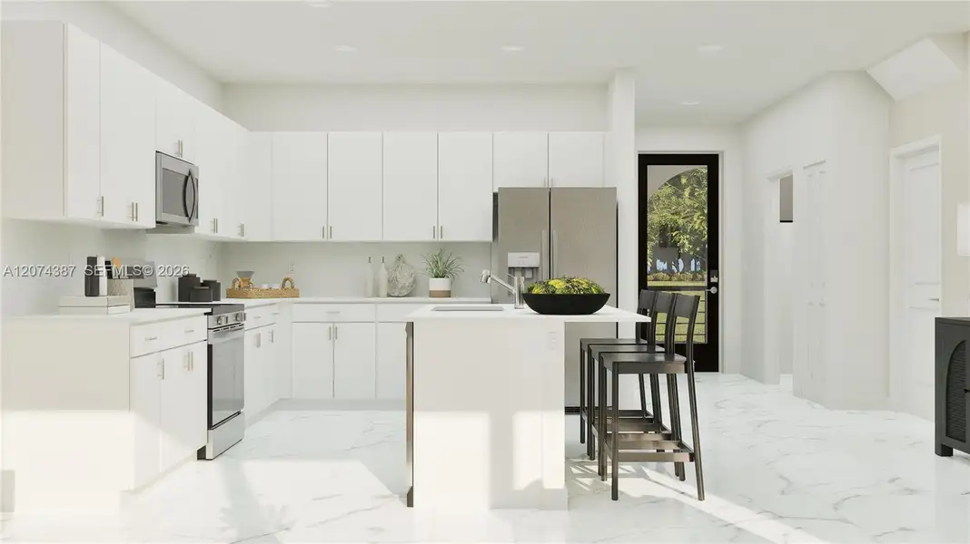 Furnished interior view inside a new home in Solterra, Sunrise (Image 15).