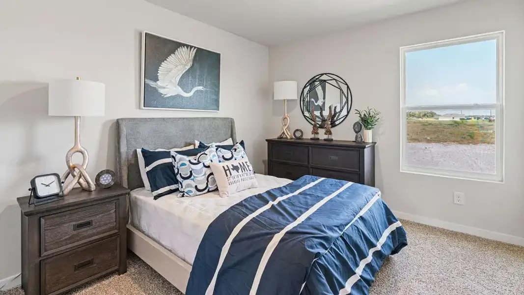 Furnished interior view inside a new home in Fisher's Cove, Aransas Pass (Image 11).