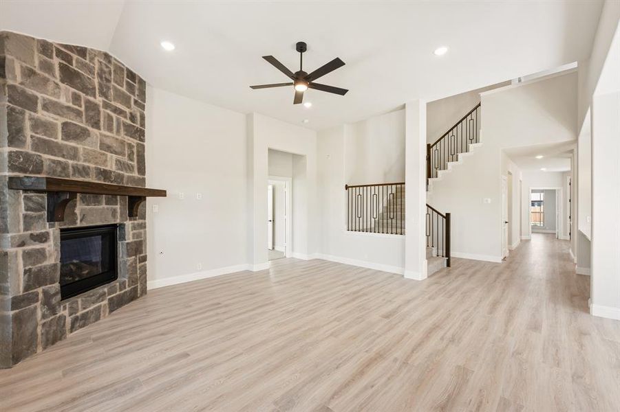 Spacious, unfurnished interior of a new home in Ridge Ranch Classic 60, Mesquite (Image 35).