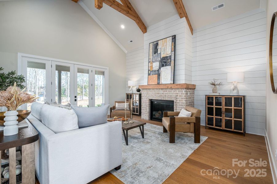 Furnished interior view inside a new home in , Belmont (Image 9).