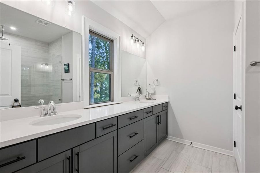 Furnished interior view inside a new home in Parkside at Mason Mill, Decatur (Image 15).