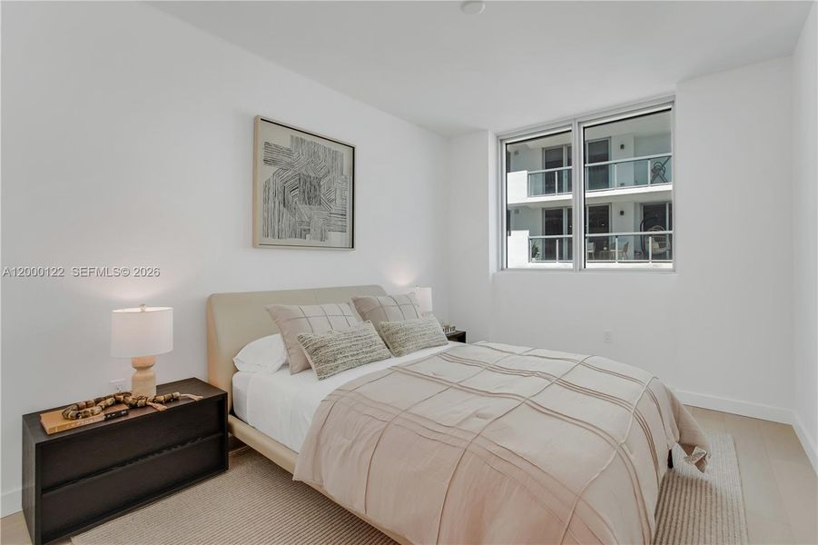 Furnished interior view inside a new home in , Miami Beach (Image 48).