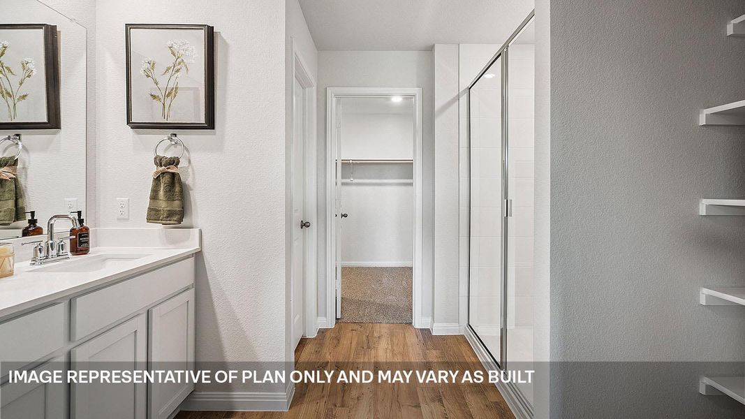 Furnished interior view inside a new home in Thunder Rock, Marble Falls (Image 15).