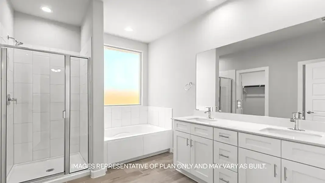 Furnished interior view inside a new home in Westmont, Lubbock (Image 4).
