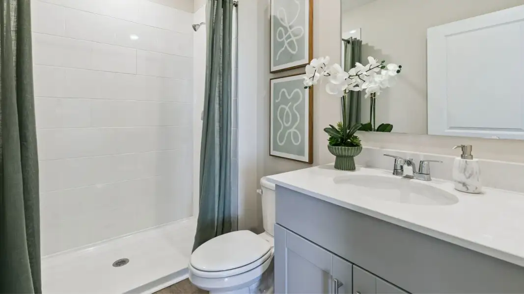 Furnished interior view inside a new home in Harmony West, St. Cloud (Image 16).