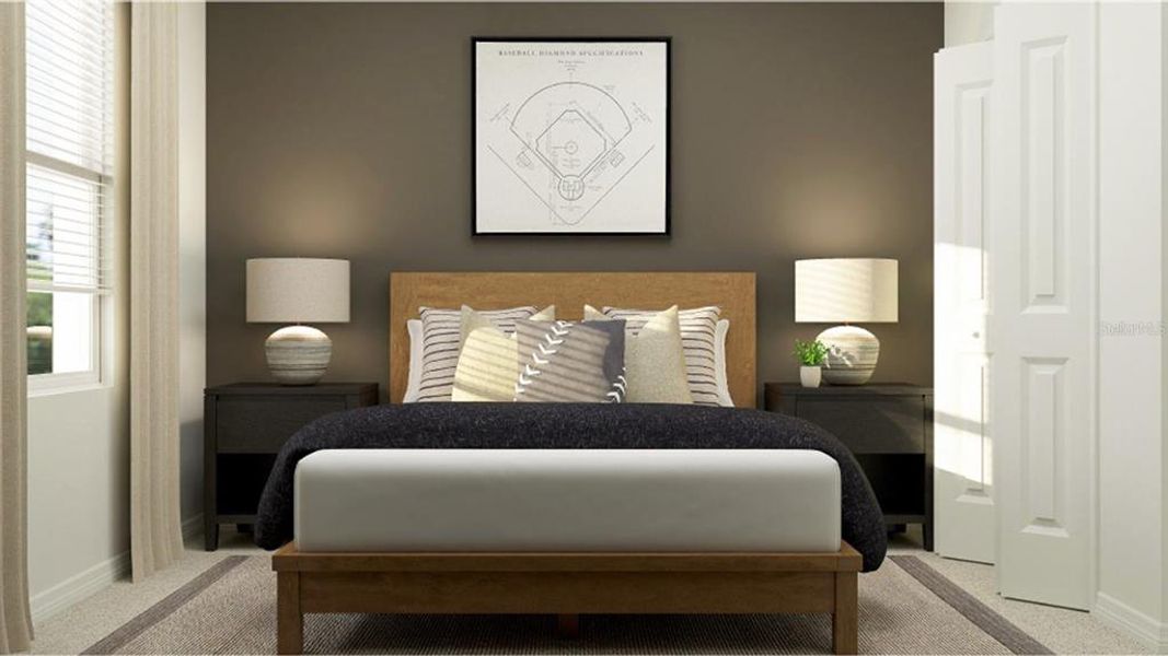 Furnished interior view inside a new home in , Eustis (Image 10).