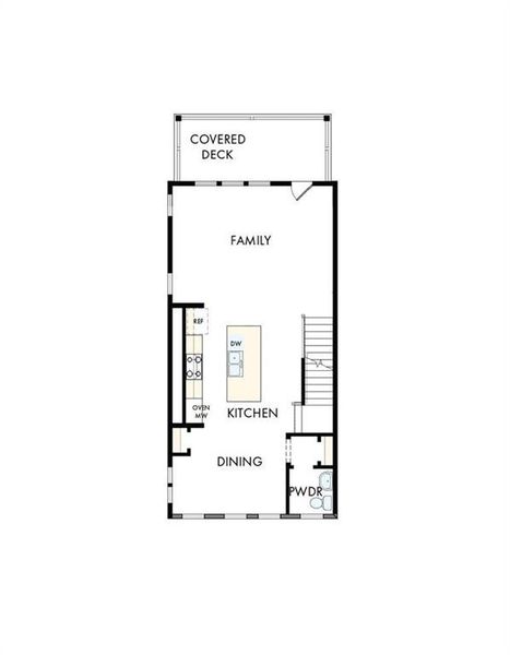 2D floor plan layout of this home in Celesta, Scottdale, GA (Image 4).