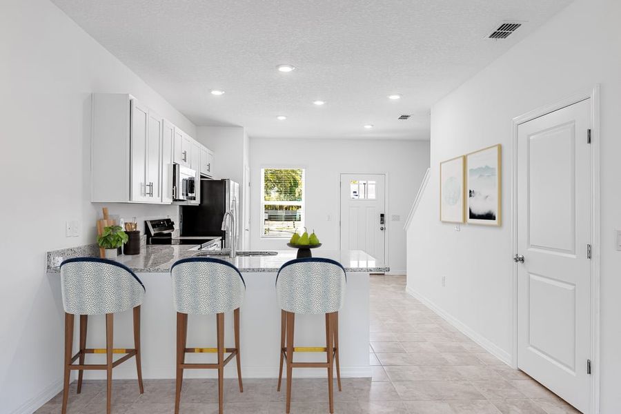 Representative furnished interior of a home built from the Juniper by Taylor Morrison in Sabal Terrace, Jacksonville (Image 3). Representative furnished interior of a home built from the Juniper by Taylor Morrison in Sabal Terrace, Jacksonville (Image 3).