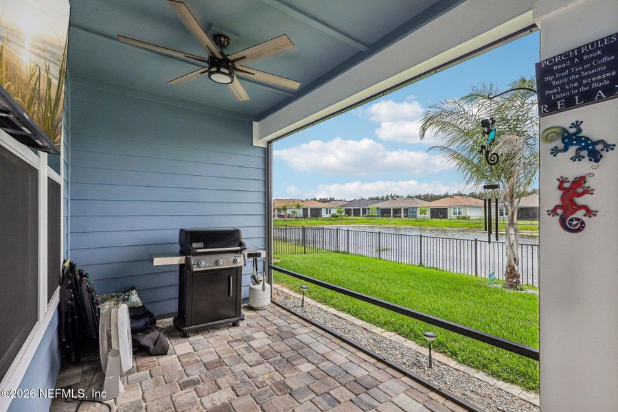 Exterior details and patio area of a home in , St. Augustine (Image 34).