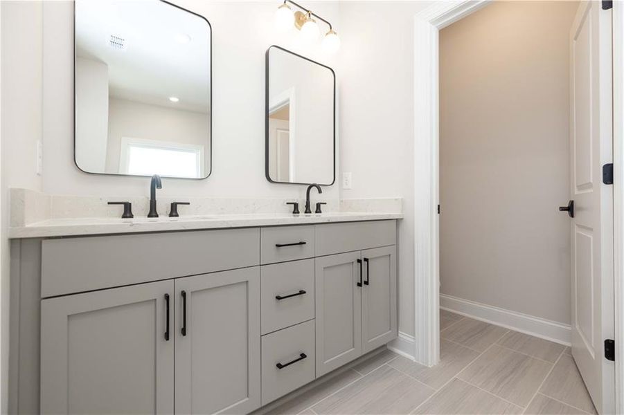 Furnished interior view inside a new home in Waterhaven, Cumming (Image 17).