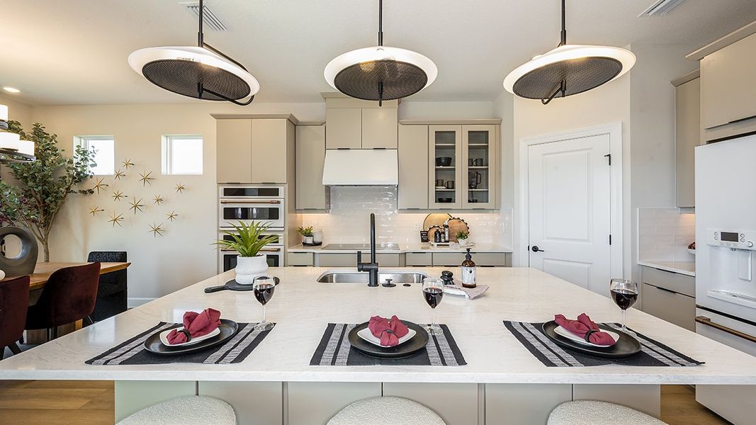 Representative furnished interior of a home built from the Monte by Taylor Morrison in Esplanade by the Islands, Naples (Image 6). Representative furnished interior of a home built from the Monte by Taylor Morrison in Esplanade by the Islands, Naples (Image 6).