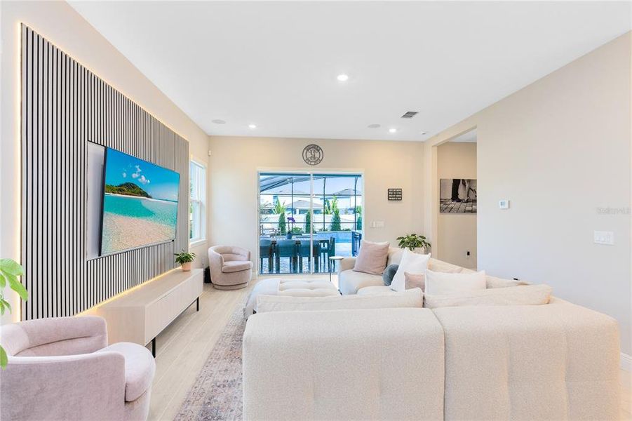 Furnished interior view inside a new home in Laureate Park, Orlando (Image 32).