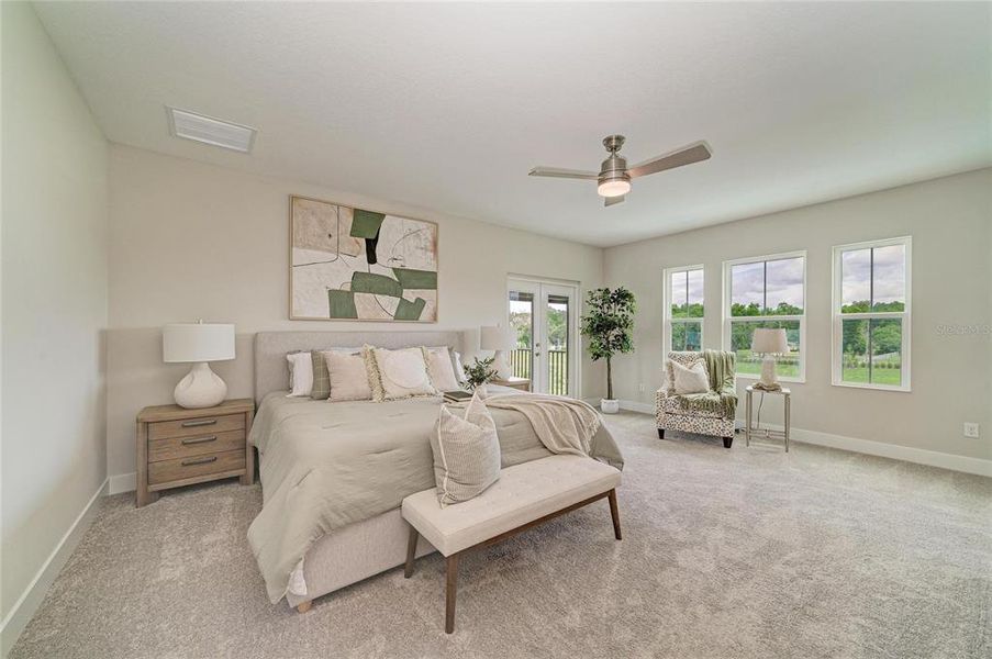 Furnished interior view inside a new home in Barrington Preserve, Parrish (Image 44).