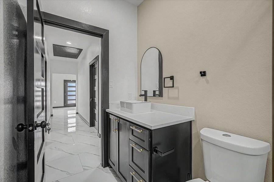 Furnished interior view inside a new home in , Houston (Image 8).