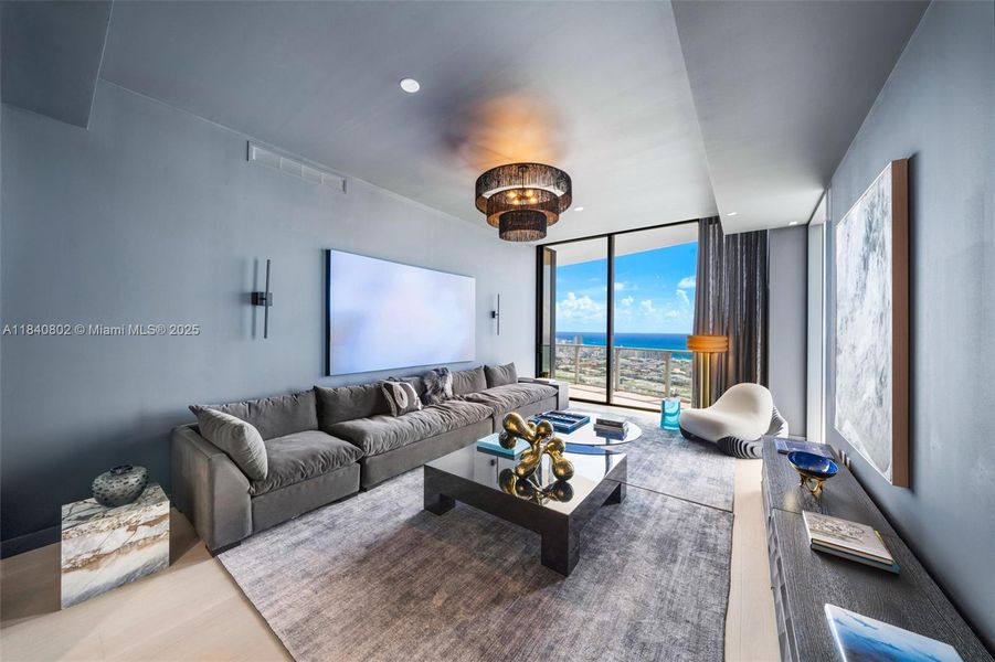 Furnished interior view inside a new home in , Miami Beach (Image 30).