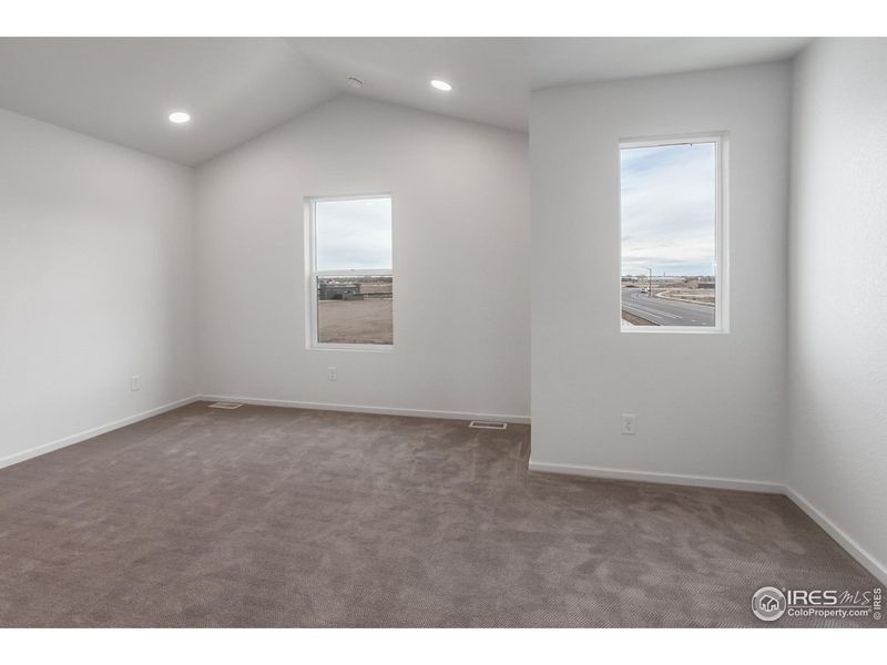 Spacious, unfurnished interior of a new home in Prairie Song Story Collection - Single Family Homes, Windsor (Image 34).