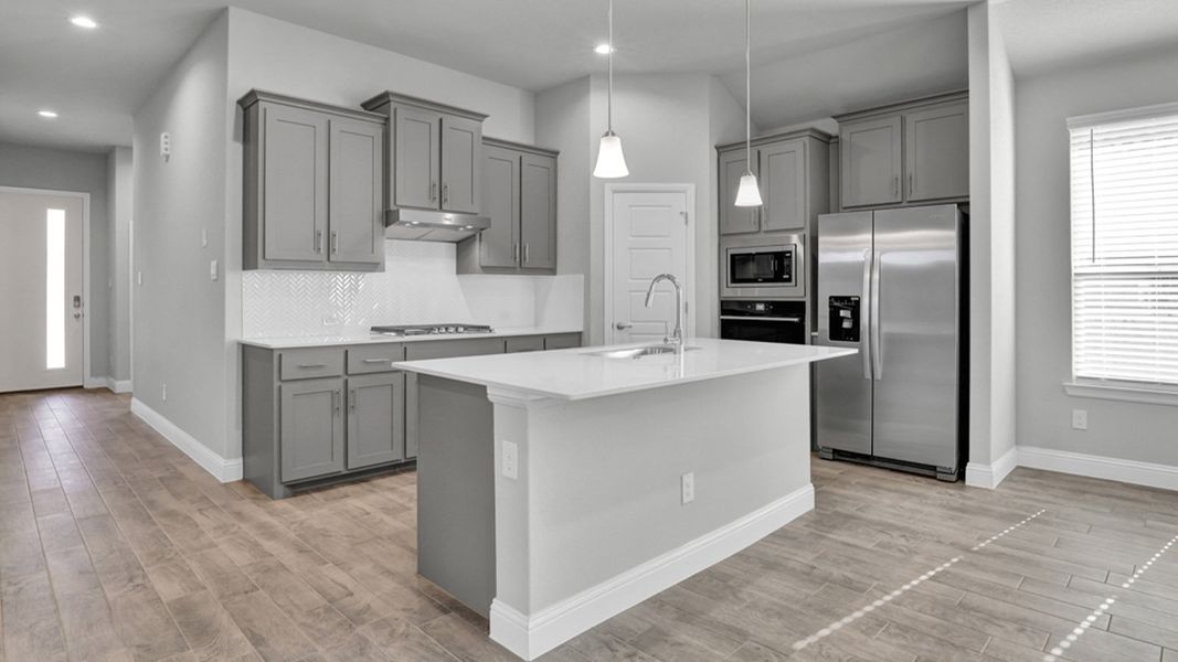 Furnished interior view inside a new home in Eagle Creek, Denton (Image 5).