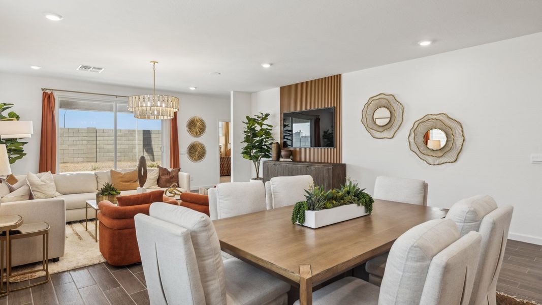 Representative furnished interior of a home built from the Laveen by D.R. Horton in The Ridge at Stone Butte, Phoenix (Image 9).