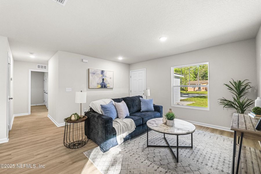 Furnished interior view inside a new home in , Jacksonville (Image 14).