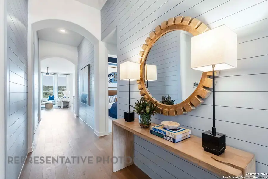 Furnished interior view inside a new home in Davis Ranch: 50ft. lots, San Antonio (Image 5).