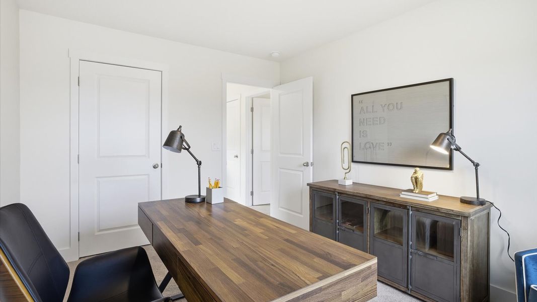 Furnished interior view inside a new home in Price's Point, Knoxville (Image 32).