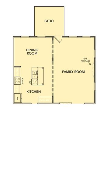 2D floor plan layout for the Wisteria - Single Family by Kerley Family Homes in The View at Groover’s Lake, Lithia Springs, GA (Image 10).