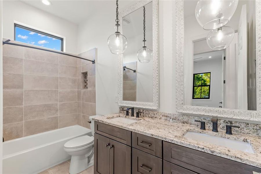 Furnished interior view inside a new home in , Crystal Beach (Image 17).