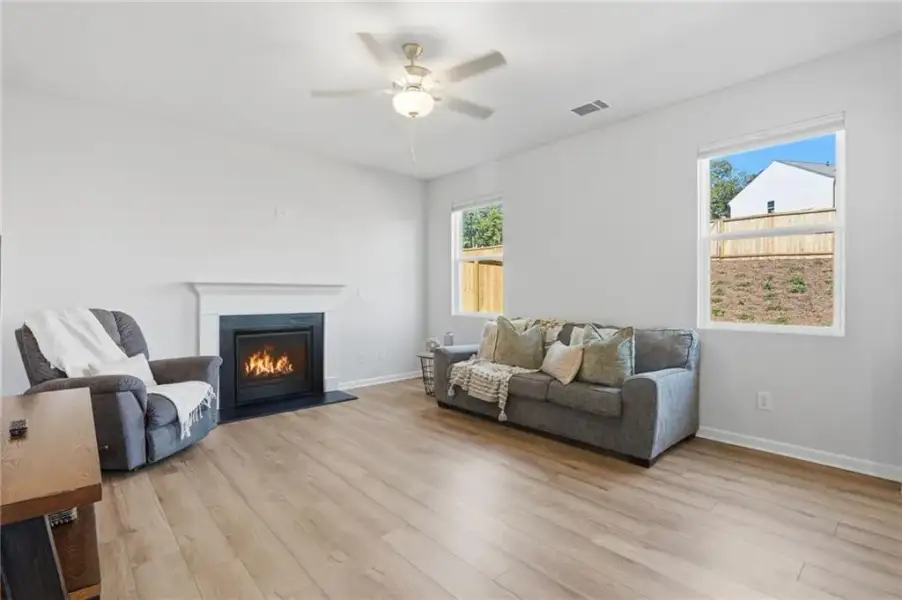 Furnished interior view inside a new home in , Canton (Image 10).