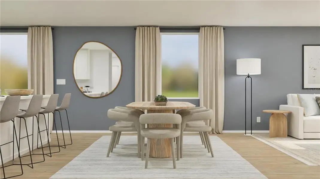 Furnished interior view inside a new home in Ranches at Lake McLeod, Eagle Lake (Image 14).