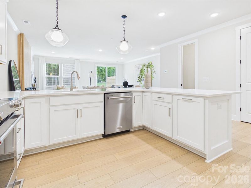 Furnished interior view inside a new home in , Charlotte (Image 6).