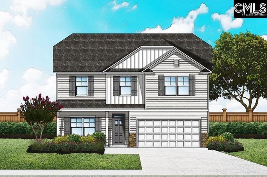 Exterior rendering of this home design in Blythewood Farms, Blythewood, SC (Image 3).