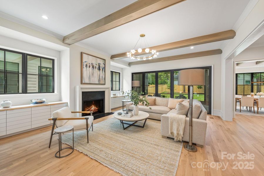 Furnished interior view inside a new home in , Charlotte (Image 10). Furnished interior view inside a new home in , Charlotte (Image 10).