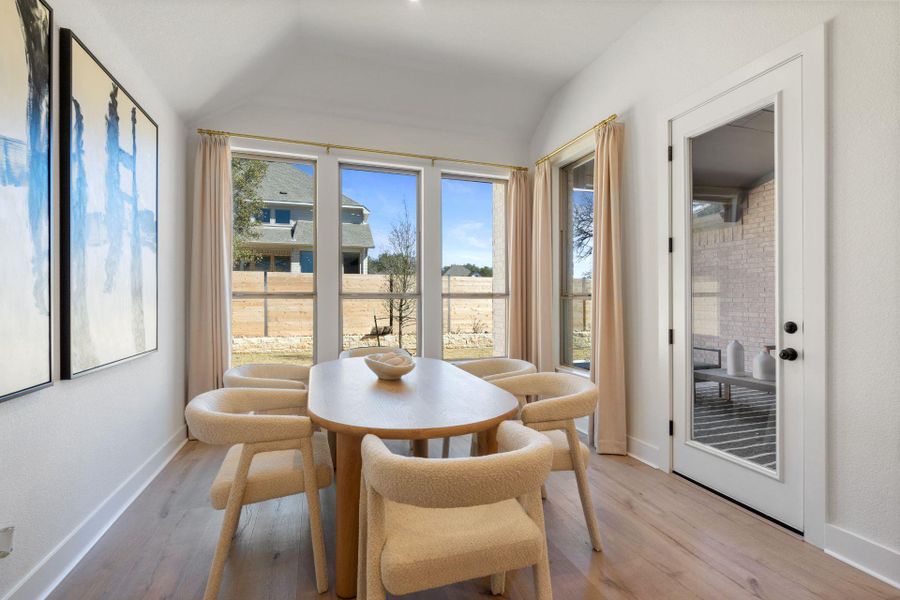Furnished interior view inside a new home in Highland Village, Georgetown (Image 21).