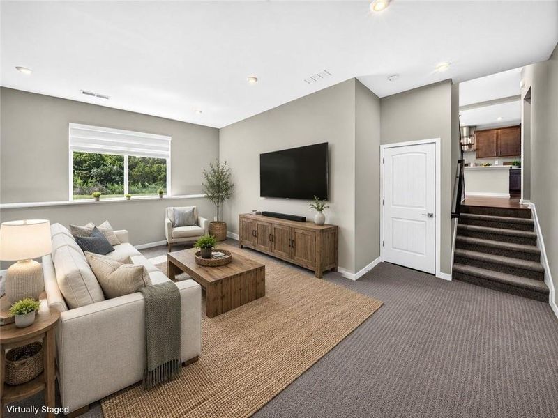 Furnished interior view inside a new home in The Reserve At Liberty Park, Braselton (Image 13).