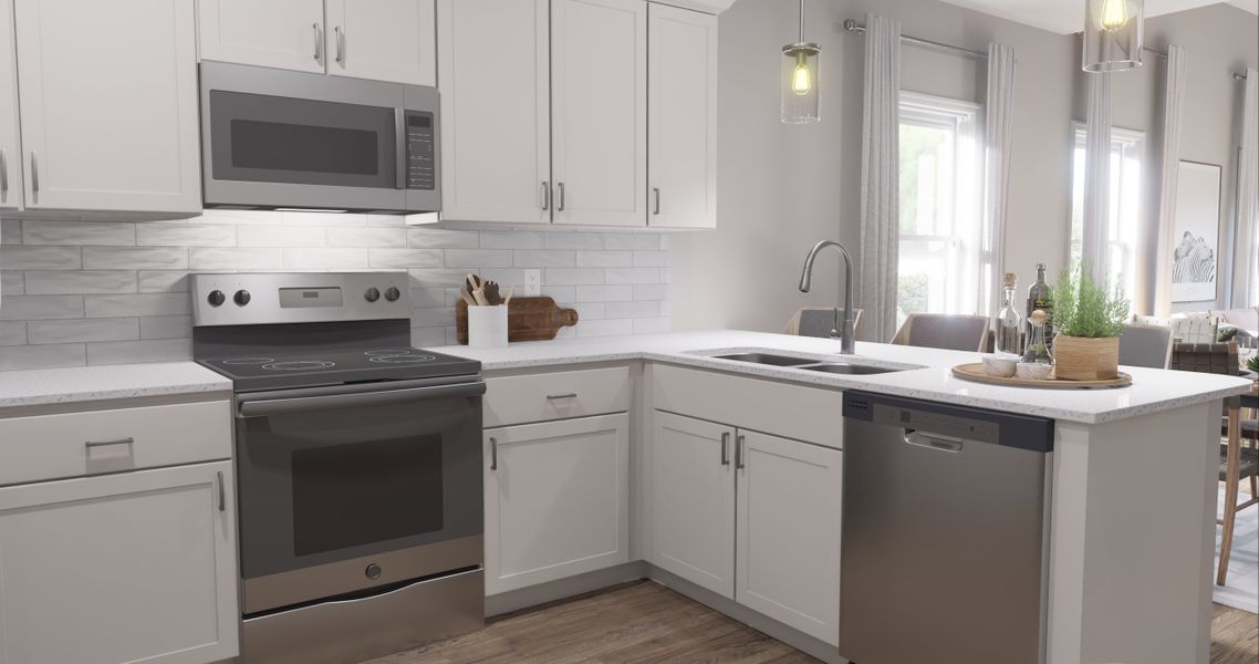 Furnished interior view inside a new home in Oxford Station, Gallatin (Image 10). Furnished interior view inside a new home in Oxford Station, Gallatin (Image 10).