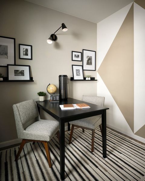 Representative furnished interior of a home built from the M by Tri Pointe Homes in Candelas Townhomes, Arvada (Image 7).