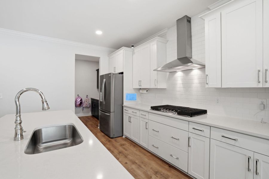 Furnished interior view inside a new home in Tidewater at Lakes of Cane Bay, Summerville (Image 44).