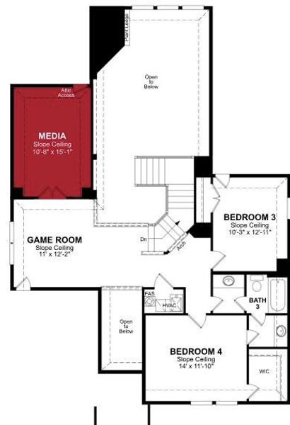 Beazer Homes Spiritas Ranch Summerfield plan