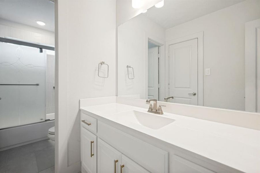 Furnished interior view inside a new home in , Little Elm (Image 24).